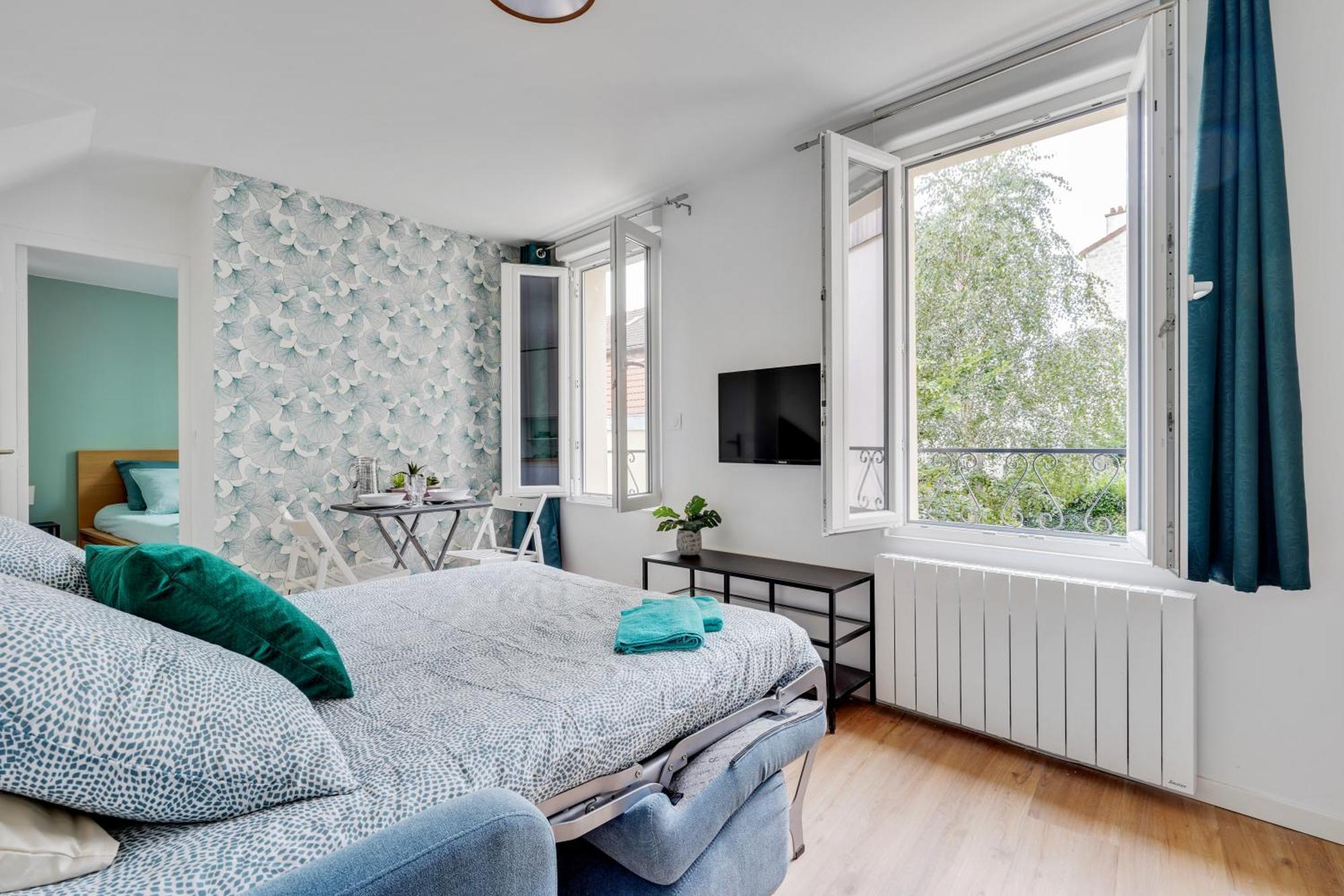 Top 2 Pieces Tout Equipe Avec Wifi Proche Paris - R7 Montreuil  Exterior foto