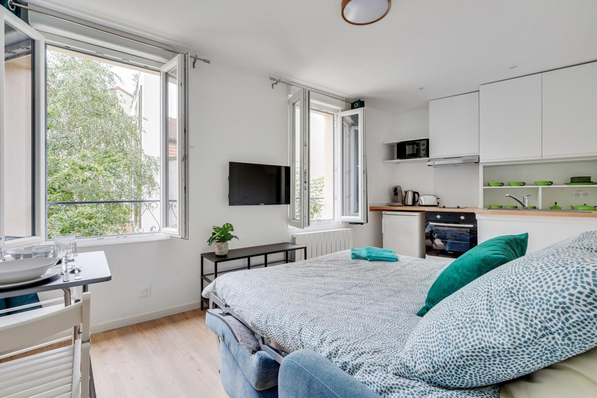 Top 2 Pieces Tout Equipe Avec Wifi Proche Paris - R7 Montreuil  Exterior foto